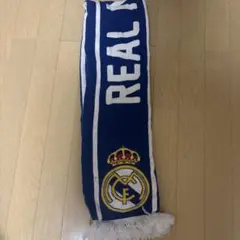 正規品】レアル・マドリード オフィシャルマフラー 青(adidas) - メルカリ