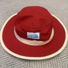 ノースフェイス　ホライズンハット　キッズ M 赤