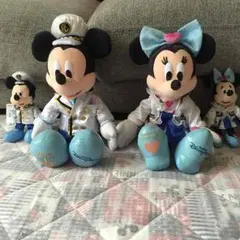 ディズニー シー 5周年 ミッキー ミニー ぬいぐるみ バッジ