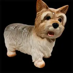 イモトコレクション ヨークシャテリア 陶器製 フィギュリン 犬の置物