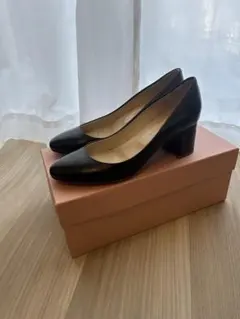 Fabio Rusconi レザー パンプス 中ヒール 箱付き