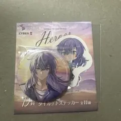 星導ショウ　缶バッジ＆ダイカットステッカー　にじさんじin海の家