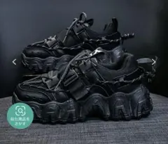 【未使用】shoes in closet 厚底スニーカー　黒