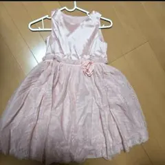 春ワンピ　ドレス　女の子　発表会　お出かけ　パーティー　結婚式　130