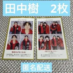 週刊TVガイド　推しの証明写真　田中樹2枚