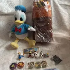 Disney ドナルドダック ぬいぐるみ、ブランケット、ガチャ色々セット