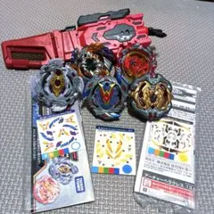 ベイブレード　ベイ5個　ランチャーセット