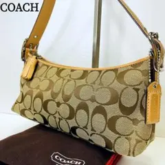 COACH コーチ アクセサリーポーチ ワンショルダーバッグ シグネチャー