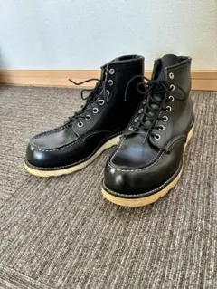 RED WING 8130 モックトゥ ブーツ ブラック 8.5D 26.5㌢のサムネイル