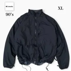 90’s Columbia reversible jacket プリマロフト 黒