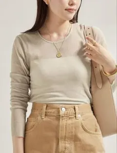 Plage Flocky Mesh ロンT フロッキーメッシュ プラージュのサムネイル