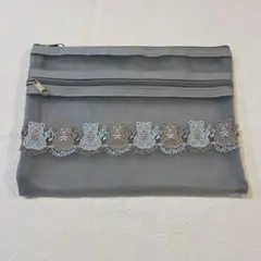 近沢レース　くま　ポーチ