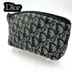 Christian Dior　ディオール　ポーチ　トロッター　ネイビー　624①のサムネイル