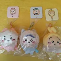 ちいかわ　フッサフッサなパジャママスコット　3点