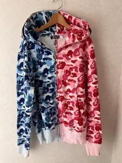 A BATHING APE シャークパーカー クレイジーパターン M - メルカリ