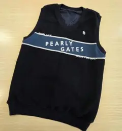 PEARLY GATES グレー Vネック ベスト サイズ5 - メルカリ
