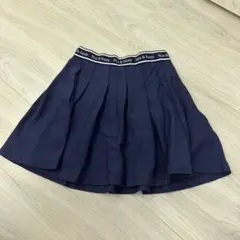 ZARA キッズ プリーツスカート ネイビー 128cm