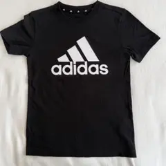 adidas 黒 半袖 Tシャツ 140cm