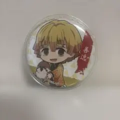 我妻善逸 缶バッジ　鬼滅の刃