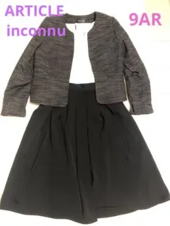 ARTICLE inconnu  ツイード セットアップ  3点セット 9AR