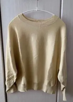 ロペピクニック　ラメ混ドルマンニットプルオーバー