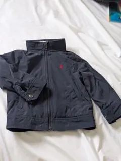 ポロラルフローレン　ネイビー ジッパー付きジャケット　アウター　ジャンバー