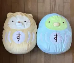 すみっこぐらし　 ばんざいふわふわぬいぐるみXL プレミアム ねこ　タグ付き すみっコぐらし ふわふわぬいぐるみXL プレミアム たぴおか