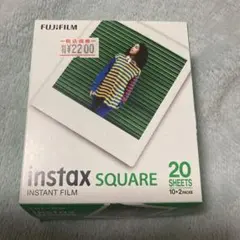 FUJIFILM instax SQUARE インスタントフィルム 20枚入り