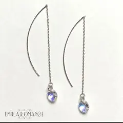 一雫 輝きアメリカンピアス★ハンドメイド