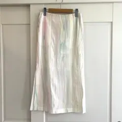 08sircus Marble dye side slitロングスカートのサムネイル