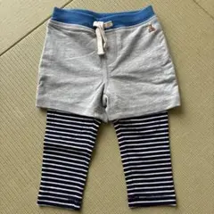 未使用babygap 重ね着風パンツ　レギンス　80