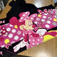 ミニーマウス フード付きタオルのサムネイル
