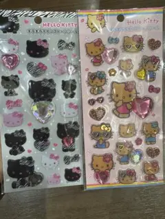 ラインストーン　ハローキティ 日焼けキティ　ゼブラ　ヒョウ柄　レオパード