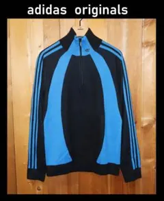 新品 adidas Originals クォータージップ セーター L レッド - メルカリ
