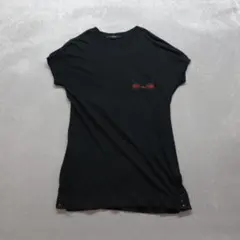 GUCCI シェリーライン A1470 Tシャツ S 黒 Webリボン 金ボタンのサムネイル