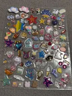 カラフルキャラクターシールセット