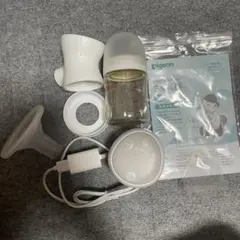 【美品】ピジョン 搾乳器 ハンディフィット+
