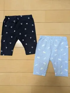 西松屋 ストレッチ レギンスパンツ 90cm 2枚セット 保育園着 男の子