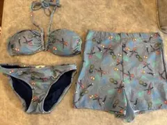 LILY BROWN（リリーブラウン）　水着　セットアップ　フルーツ柄　インコ柄のサムネイル