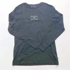 ★トミー ヒルフィガー オーガニックコットン ロンT ブラック系 S メンズ