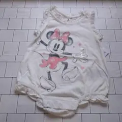 新品タグ付き GAPベビー ディズニーコラボ ミニーマウスロンパース 80サイズ