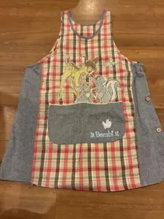Disney Bambi エプロン 刺繍入り保育士 - メルカリ