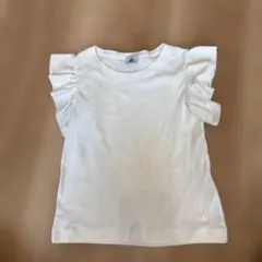 PETIT BATEAU 半袖シャツ 4ans/104cm ホワイト