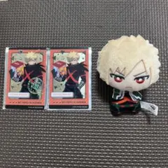 ヒロアカ ナムコ限定 ちみっともぬい 特典 クリアカード 爆豪勝己