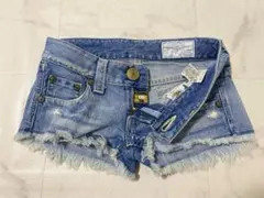 【SLY】裾フリンジデニムショートパンツ①moussy ZARA