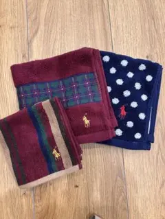 ポロ・ラルフ・ローレン ハンカチ 3枚セット