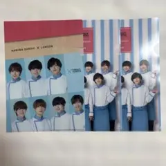 なにわ男子 × LAWSON クリアファイル3枚セット