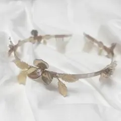 EMULE エミュル Michelle ヘッドドレス カチューシャ ゴールド