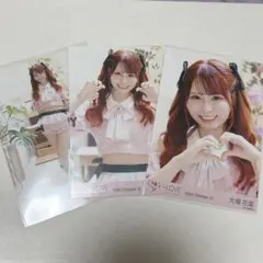イコラブ 大場花菜 生写真 ラブソングに襲われる ピンクニット - メルカリ