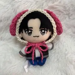 10cmぬいぐるみ　ぬい帽子　ぬい服 たれ耳　うさぎ　犬　ボンネット　GiGO